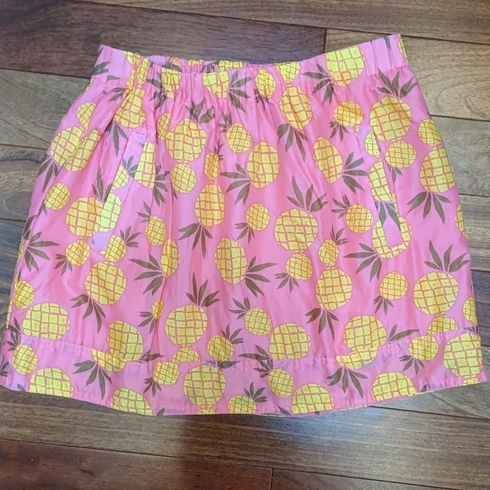 J.Crew Pineapple Mini Skirt XS